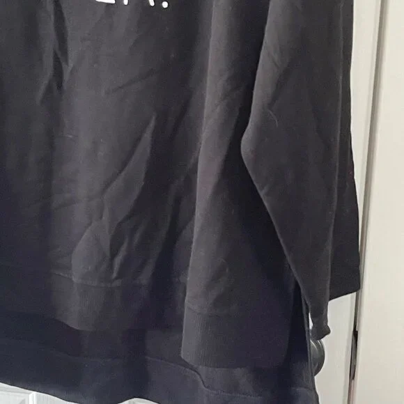 Rae Dunn Black Plus Size Dog Lover Sweatshirt with Socks New with Tags Size 2X - Picture 2 of 11